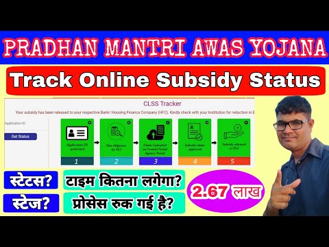 Check Pradhan Mantri Awas Yojana Subsidy Status Online | सब्सिडी कैसे चेक करें?| CLSS Tracker | PMAY