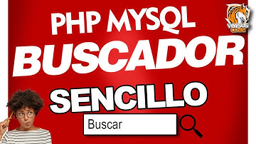 Buscador PHP MYSQL SENCILLO - 🔴 Español