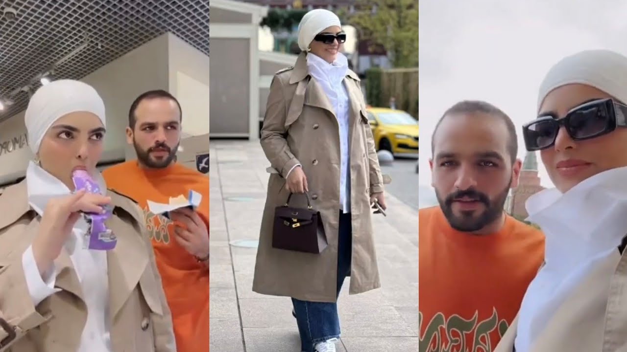 خايفه على جسمها يتأذي وراها حمل ولادة 😯تفطر كبسة في موسكو😂جربو كل أنواع ايسكريم موسكو🍨سارة الودعاني