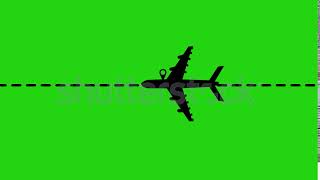Airplane Line Path Vector Icon Of Air Plane Flight Route With Start Point And Dash Line Trace 4K