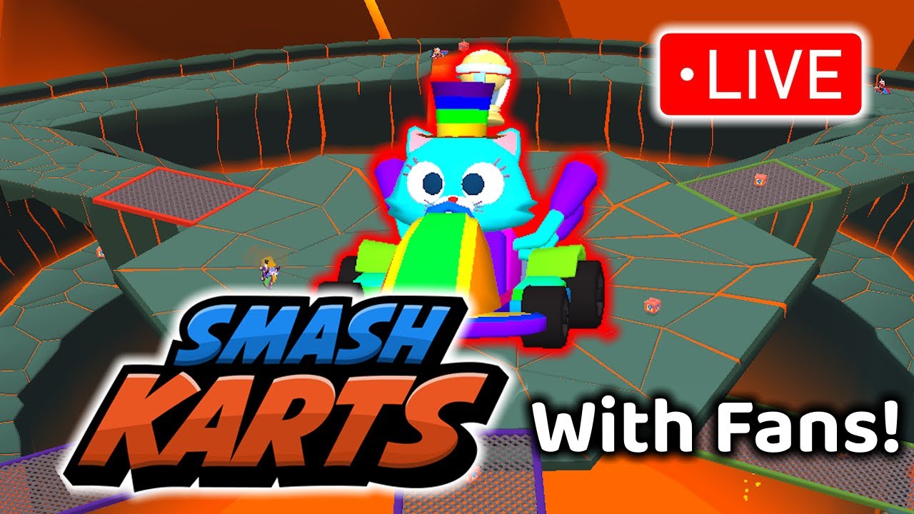 Smash Karts Playing with Fans! #3 [LIVE] 