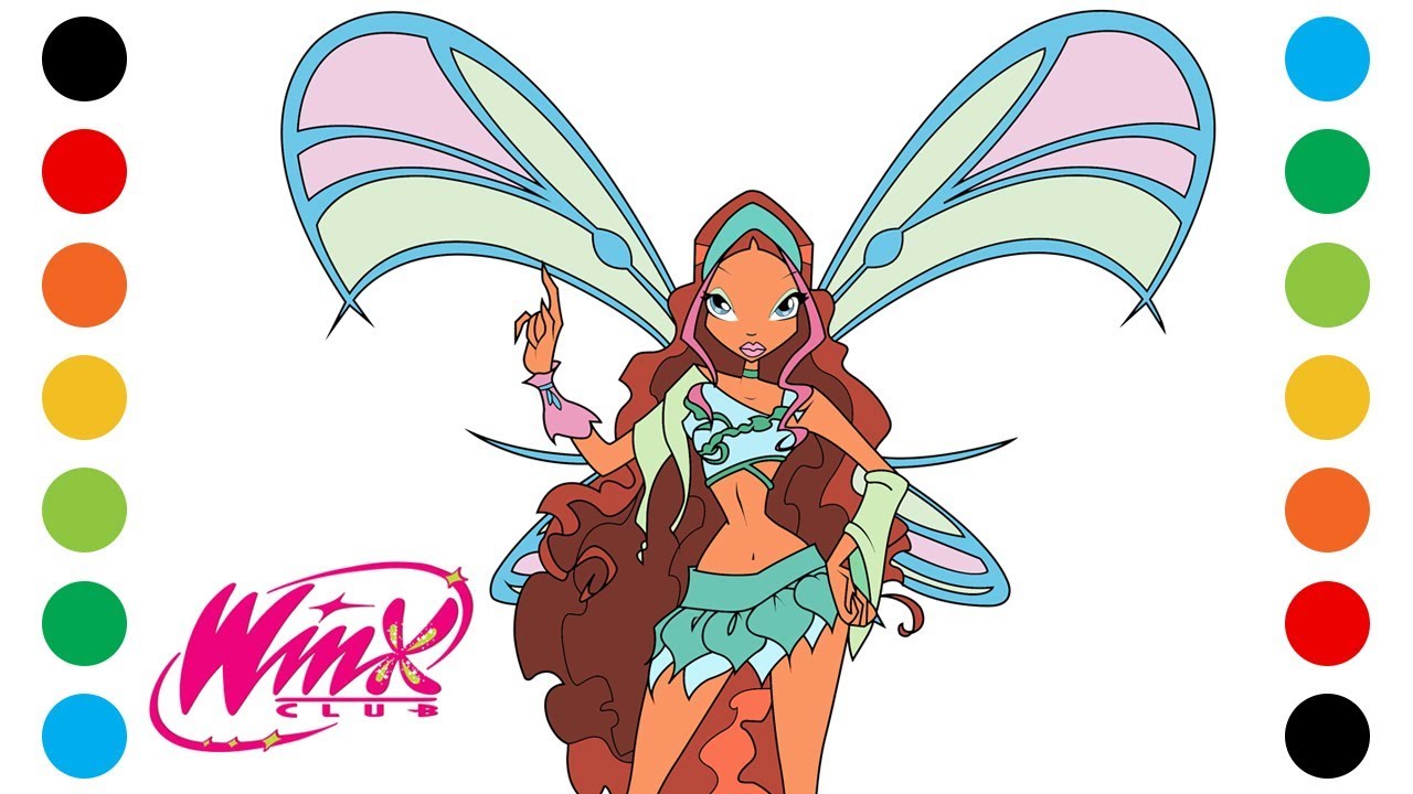 winx club musa sirenix coloring pages