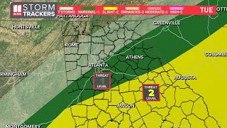 Tracking severe weather to metro Atlanta | Mon 5p update