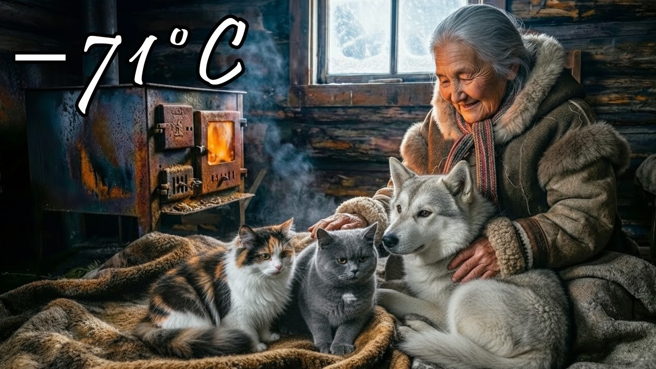 A 90-Year-Old Widow’s Frozen Routine at −71°C Yakutia | A Silent Life in Snow