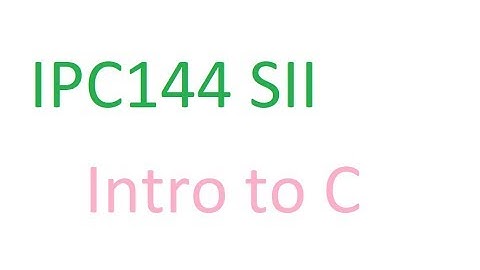 IPC144SII- Week 3/4 Logic, Arrays, Parallel Arrays