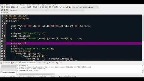 PROGRAMACION EN C- EJERCICIO RESUELTO- CADENA DE CARACTERES -ARREGLO DE CADENAS