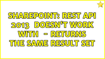 Sharepoint: REST API 2013 $skiptoken Doesn