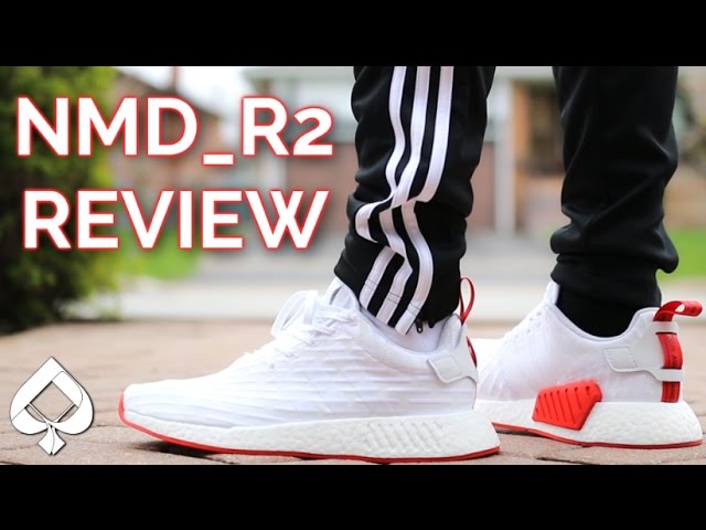 adidas nmd white red