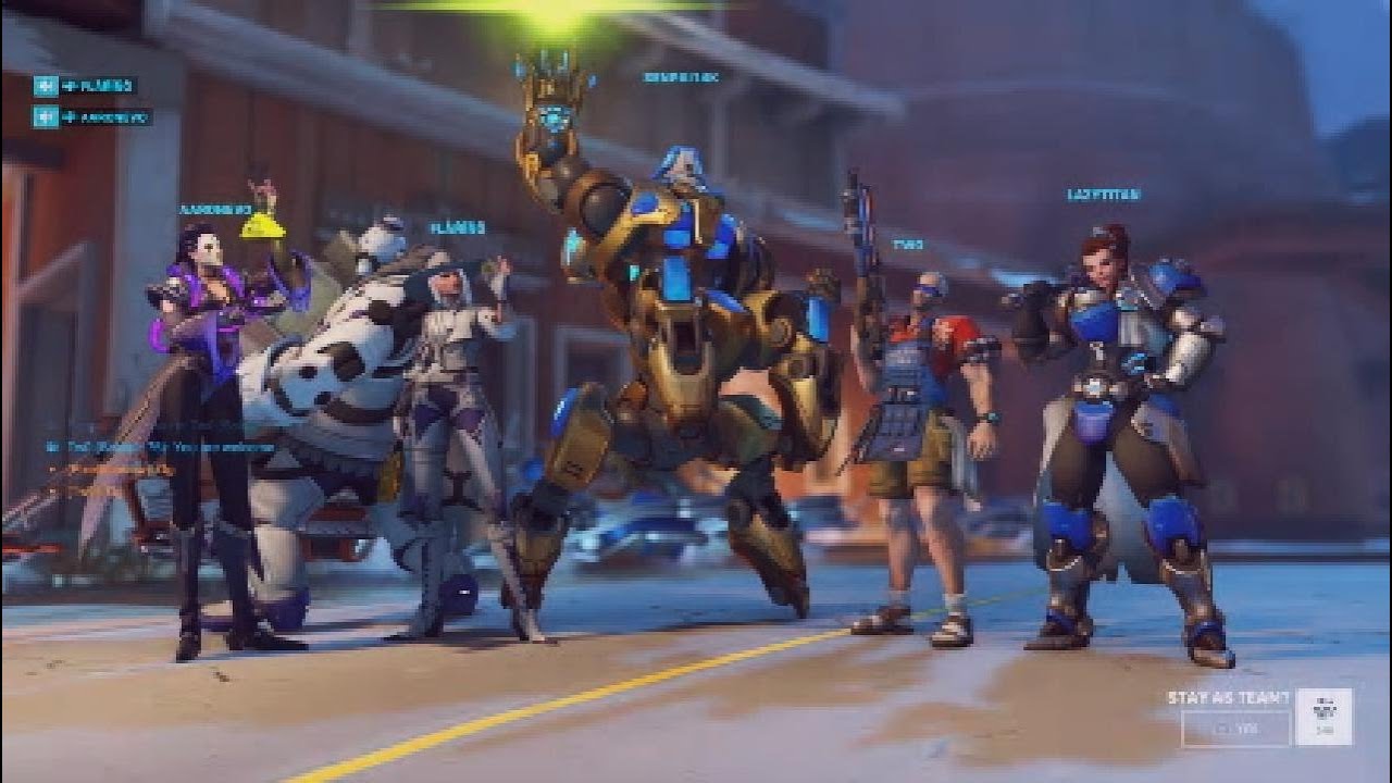 My first tank placement game and it went like | Overwatch 2 - YouTube