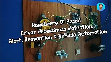 Raspberry Pi Drowsiness detection, Alert, Prevention and Vehicle automation #raspberrypi #ai #ml