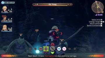 Xenoblade Chronicles Tephra Cave Walkthrough New Monsters Iron Bunniv and Air Vang