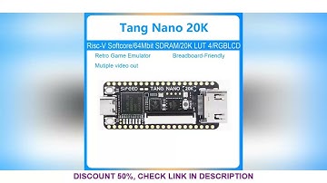 Sipeed Lichee Tang Nano 20K Development Board FPGA RISC V Open-Source Retro Game Emulator Linux MINI