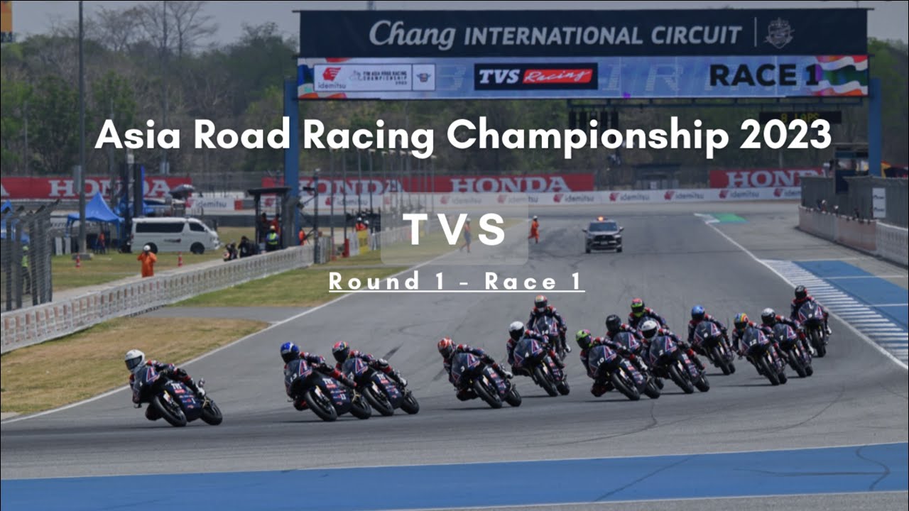 [Asia Road Racing Championship 2023] TVS: Round 1 - Race 1 - YouTube