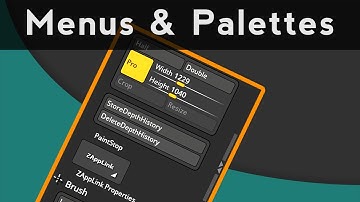 004 ZBrush Menus and Palettes