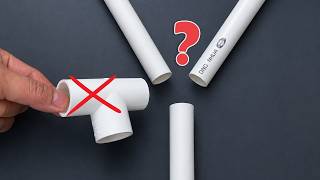 Only 1% of People Know This Trick | How to Connect 3 PVC Pipes in a V Shape Without an Adapter!