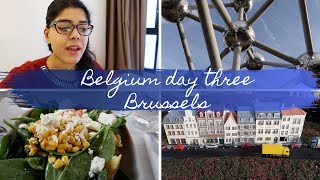 Belgium Day 3 Brussels: Worth visiting Inside Atomium? Vegan Belgian Waffle & Avenue Louise Brussels