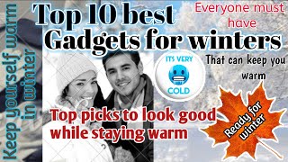 Top 10 Winter Gadgets on Amazon 2020 | must have gadgets | that can keep you warm in winter.