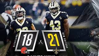 Episode 17: New Orleans Saints Vs. Cleveland Browns Week #2 Recap