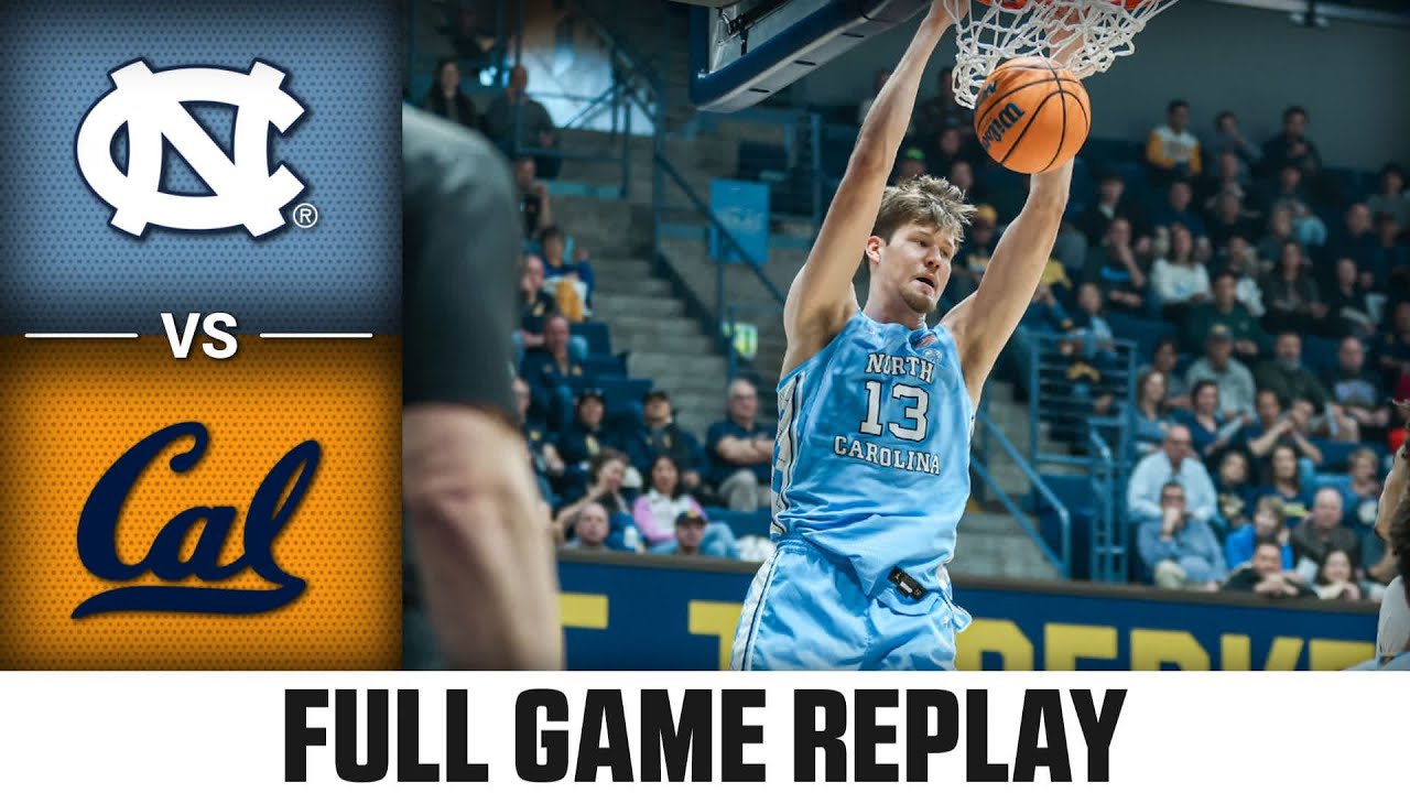 North Carolina vs. Cal Full Game Replay | 2025-26 ACC Men's Basketball