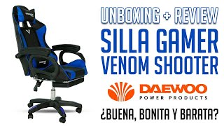 Silla Gamer Daewoo Shooter Venom (DW-SGA001NA) - Unboxing y Review