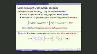 UofT GenAI Course -- Lecture 36: Encoding and Decoding in VAE