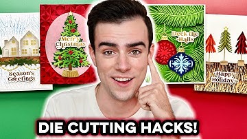 GENIUS Die Cutting Hacks For STUNNING Layered Christmas Cards!🎄