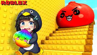 GUGUGAGA Penguin Plays: Escape SQUISHY DUMPLING TOWER! (Roblox Obby)