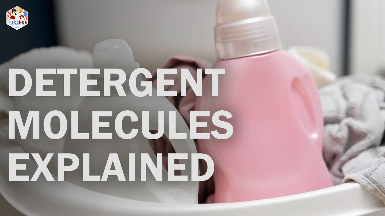 How Detergent Molecules Work: Animated Science Explained