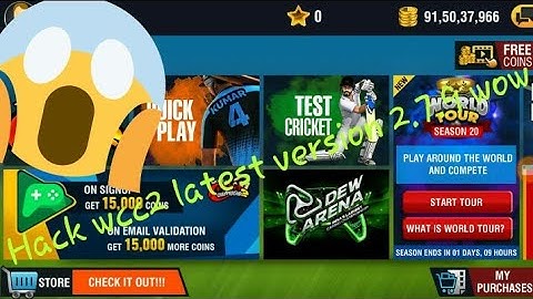 Wcc2 version 2.7.9 Hack everything unlock/Unlimited coin