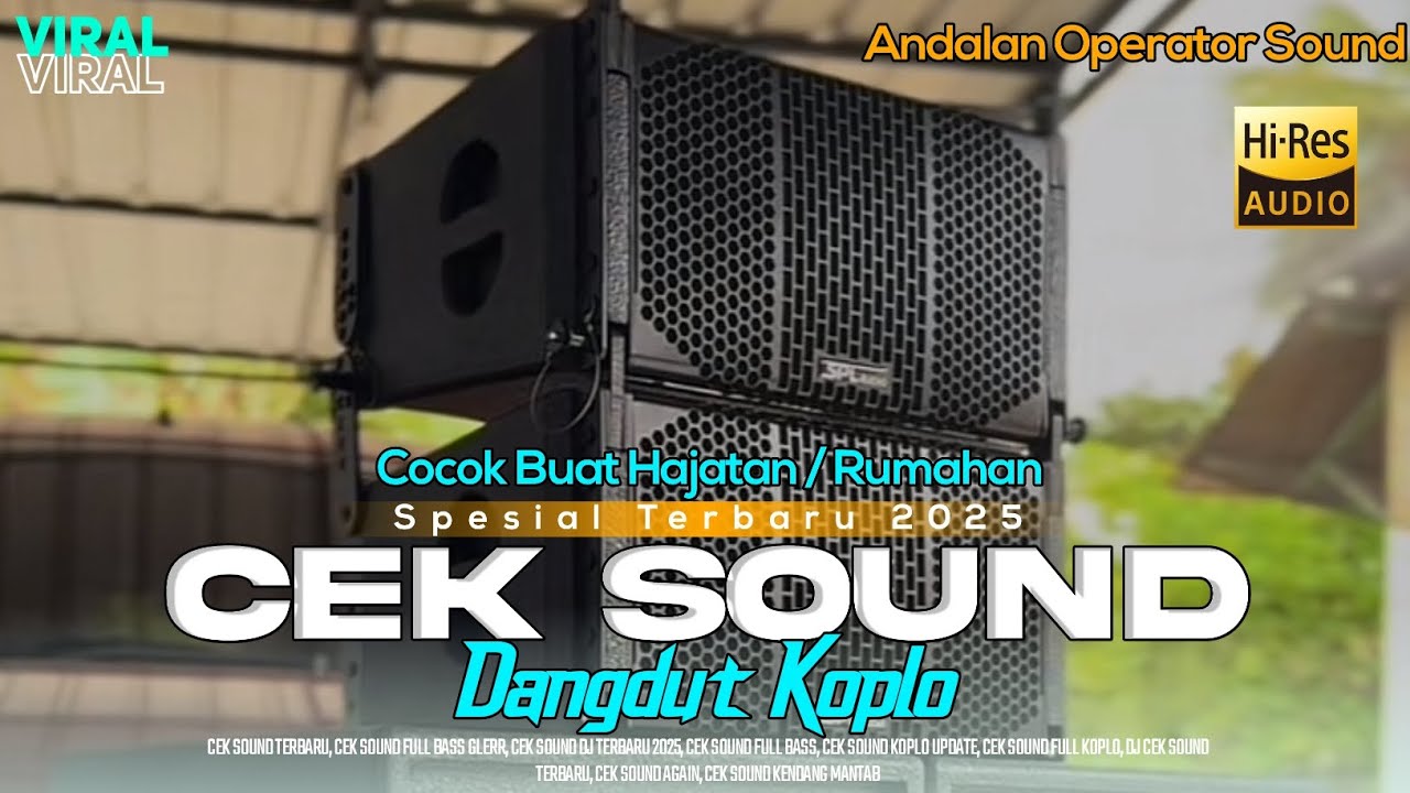 CEK SOUND INSTRUMEN DANGDUT GLERR TERBARU ANDALAN OPERATOR SOUND