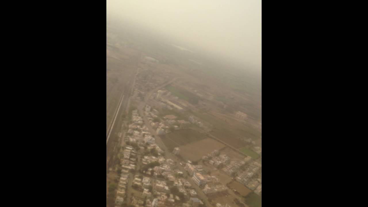 TAKE OFF FROM RAJKOT AIRPORT JET AIRWAYS