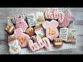 PAINTED COOKIE Video Tutorial ~ Winnie the Pooh Baby Shower Cookies