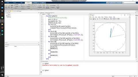 Analog Clock Using MATLAB