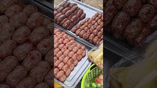 ไส้กรอกตลาดนัดวันศุกร์เมืองศรีสะเกษ