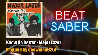 [Beat Saber] [FitBeat] Know No Better - Major Lazer | Curation Showcase