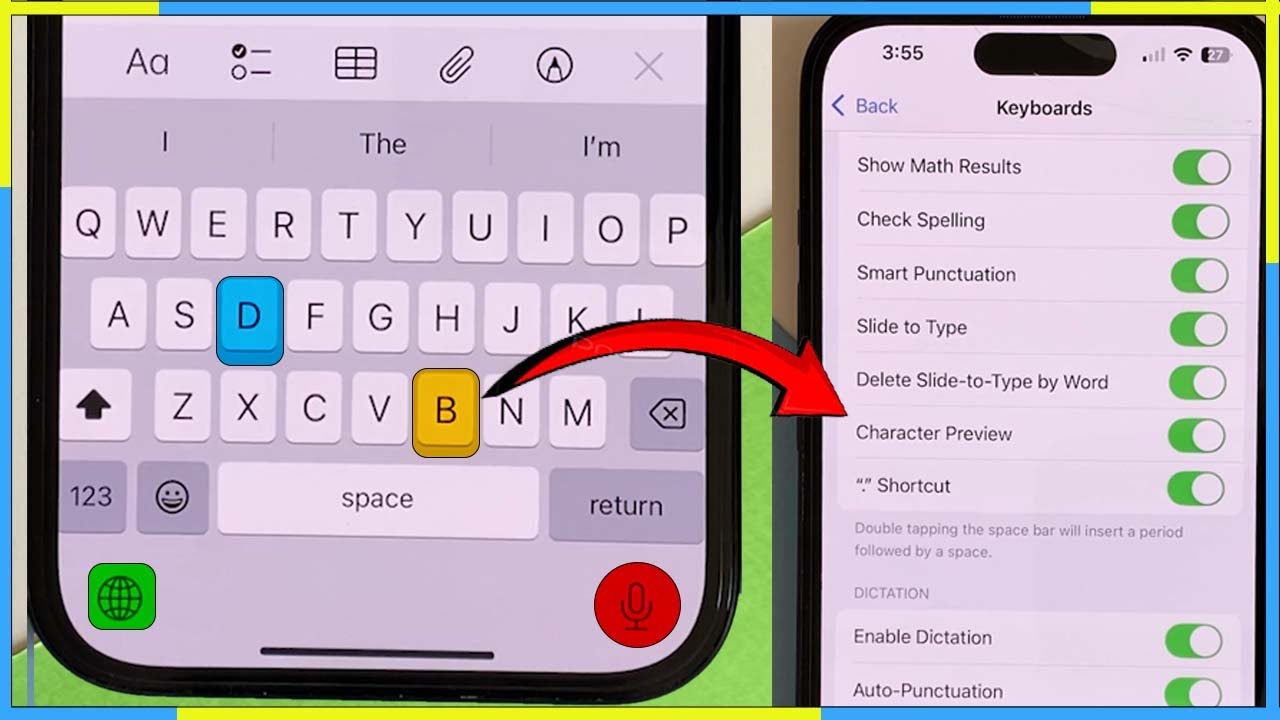 Two iPhone Keyboard and Typing Tricks You Should Know! | iPhone tips ...