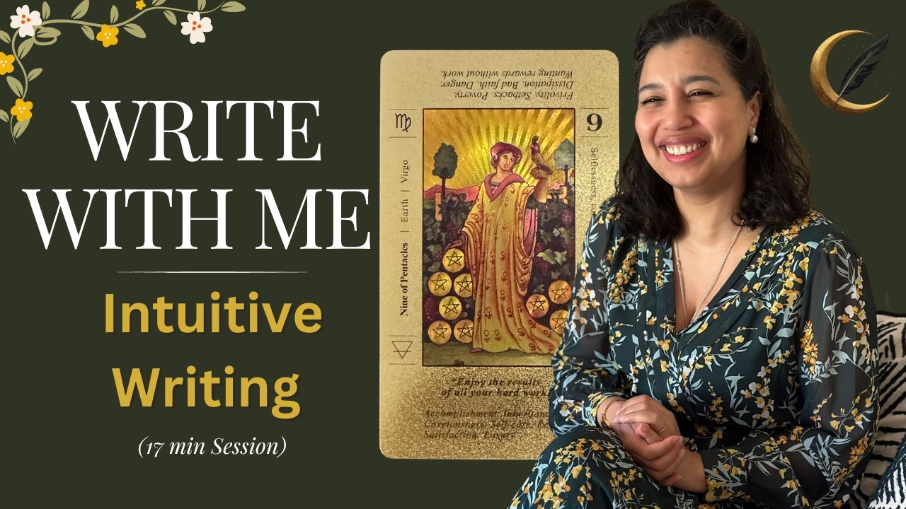 Intuitive Writing Session 🌿 Write With Me for Spring Reset (17 Min ...