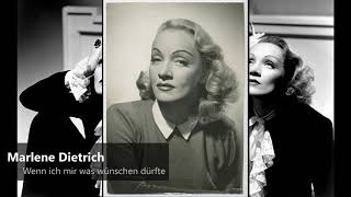 Marlene Dietrich - Wenn ich mir was wünschen dürfte (1930)