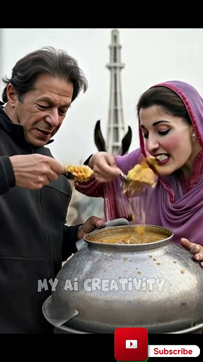 Imran Khan vs Maryam Nawaz: The Magical Biryani Battle at Minar-e-Pakistan | Funny 4K Parody #viral