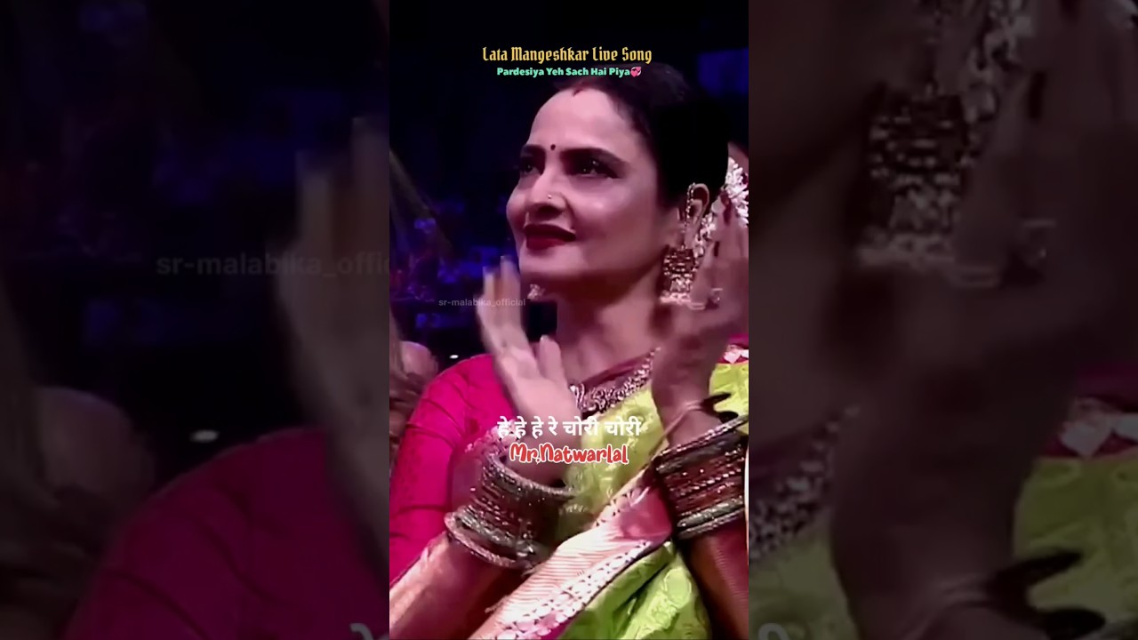 Pardesiya Yeh Sach Hai Piya♥️💎Mr.Natwarlal || Lata Mangeshkar Live Song  