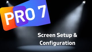 How to setup screens and outputs in propresenter 7