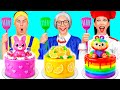 自分 vs おばあちゃんの料理チャレンジ | 面白い料理バトル Fun Teen