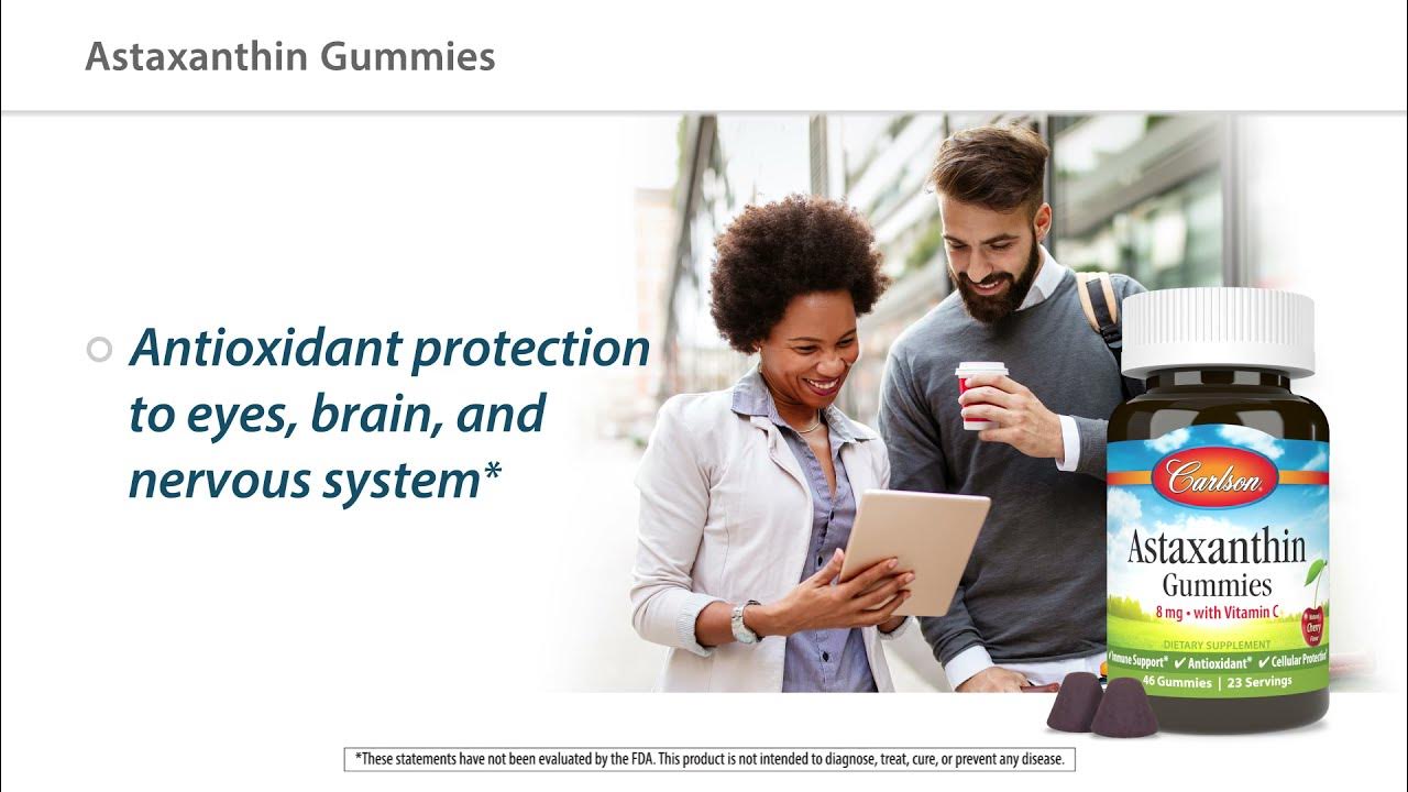 Astaxanthin Gummies Made with the 1st Fermented Astaxanthin YouTube