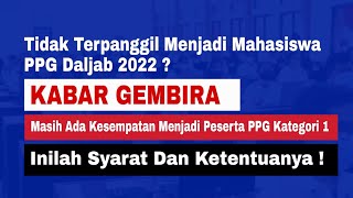 Masih Ada Kesempatan Menjadi Peserta PPG Kategori 1. Inilah Syarat Dan Ketentuanya !