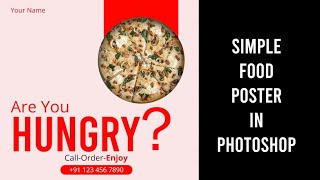 Design a Delicious Pizza Poster in Photoshop | Easy Tutorial