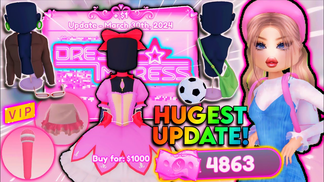 HUGEST DRESS TO IMPRESS UPDATE EVER Everything To Know New Sets hugest-dress-to-impress-update-ever-everything-to-know-new-sets