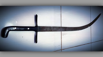 Forging a SHAMSIR out of Rusted Leaf Spring