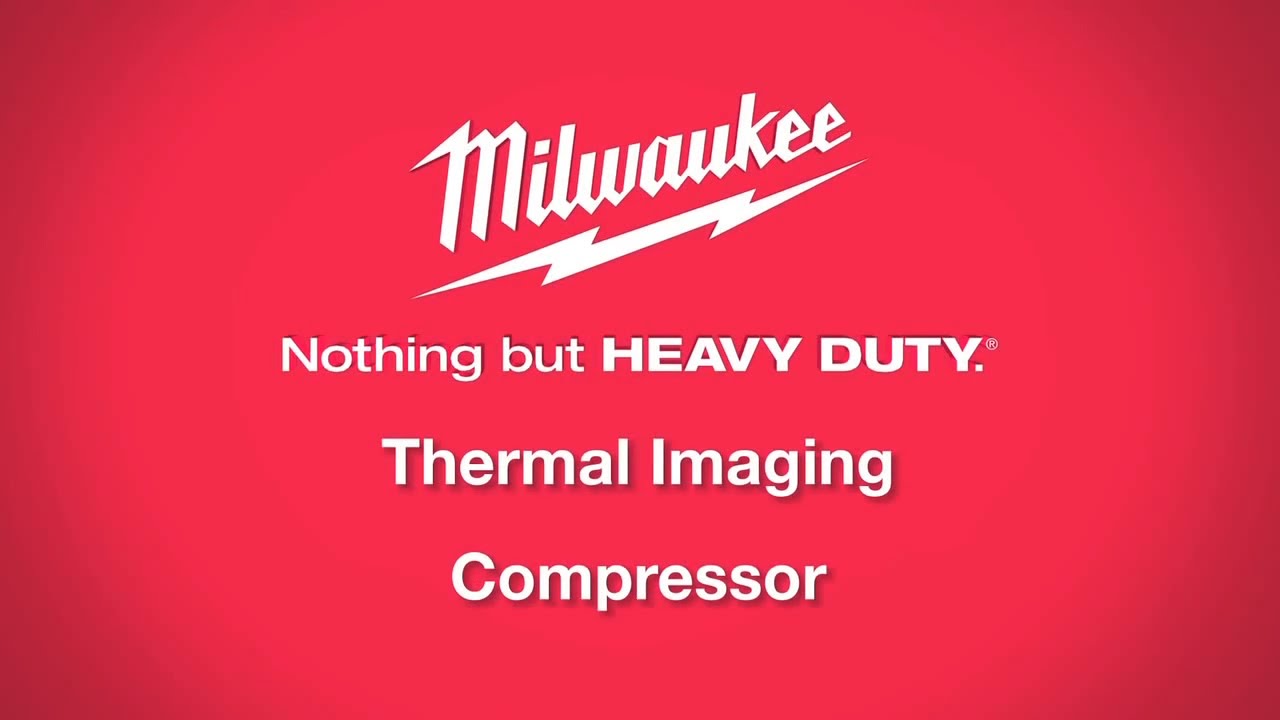 Milwaukee® M12™ 160x120 Thermal Imager Production Maintenance Applications Compressor YouTube