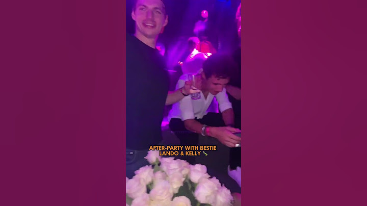 Max Verstappen and Lando Norris partying in Abu Dhabi