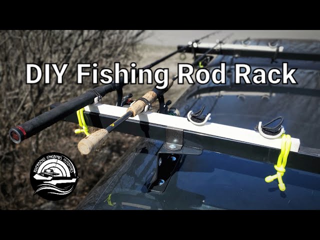 DIY Fishing Rod Truck Rack / Removable/ Weatherproof 